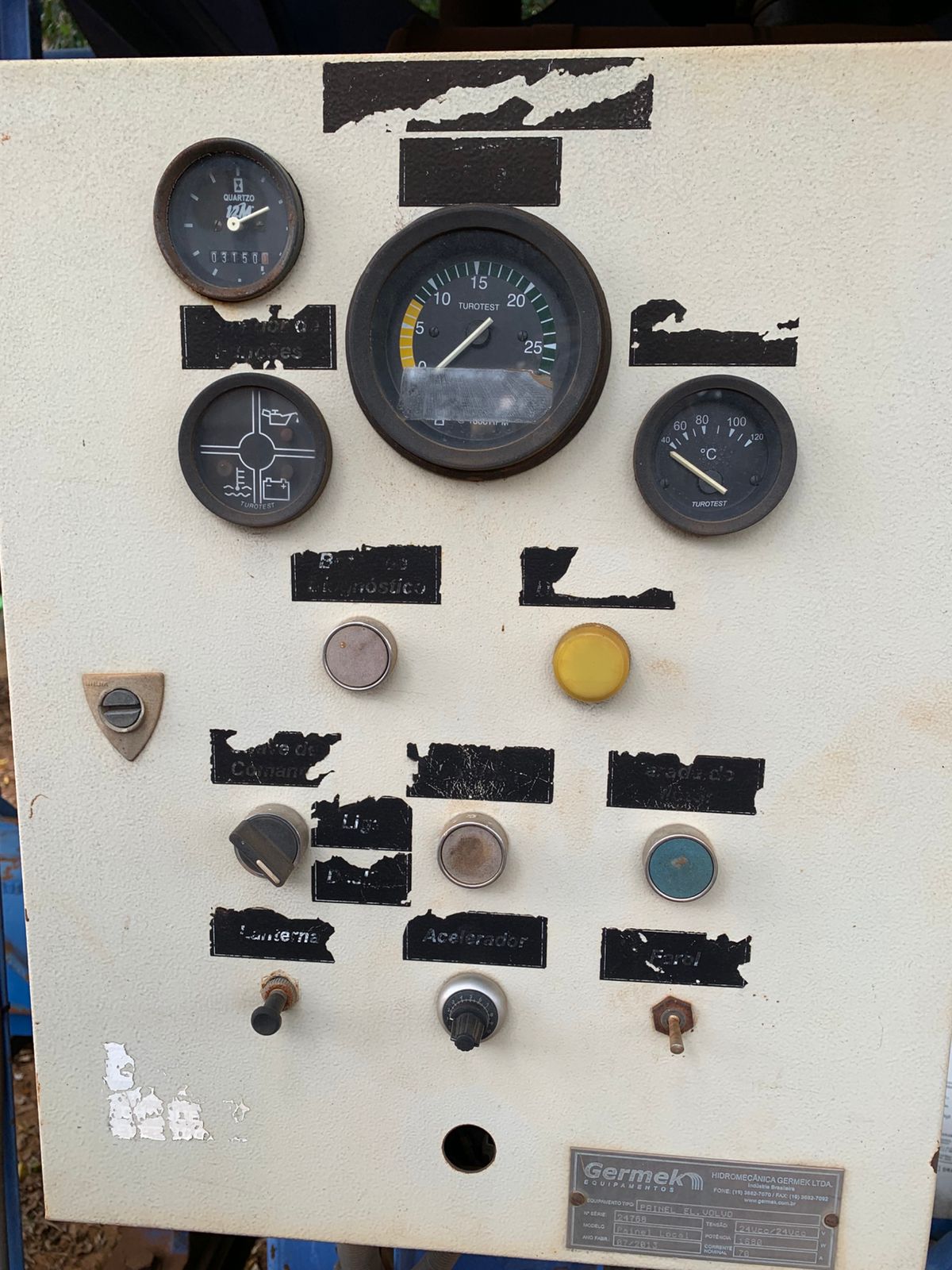 Conjunto de Irrigação Germek– Volvo Penta 6 Cilindros