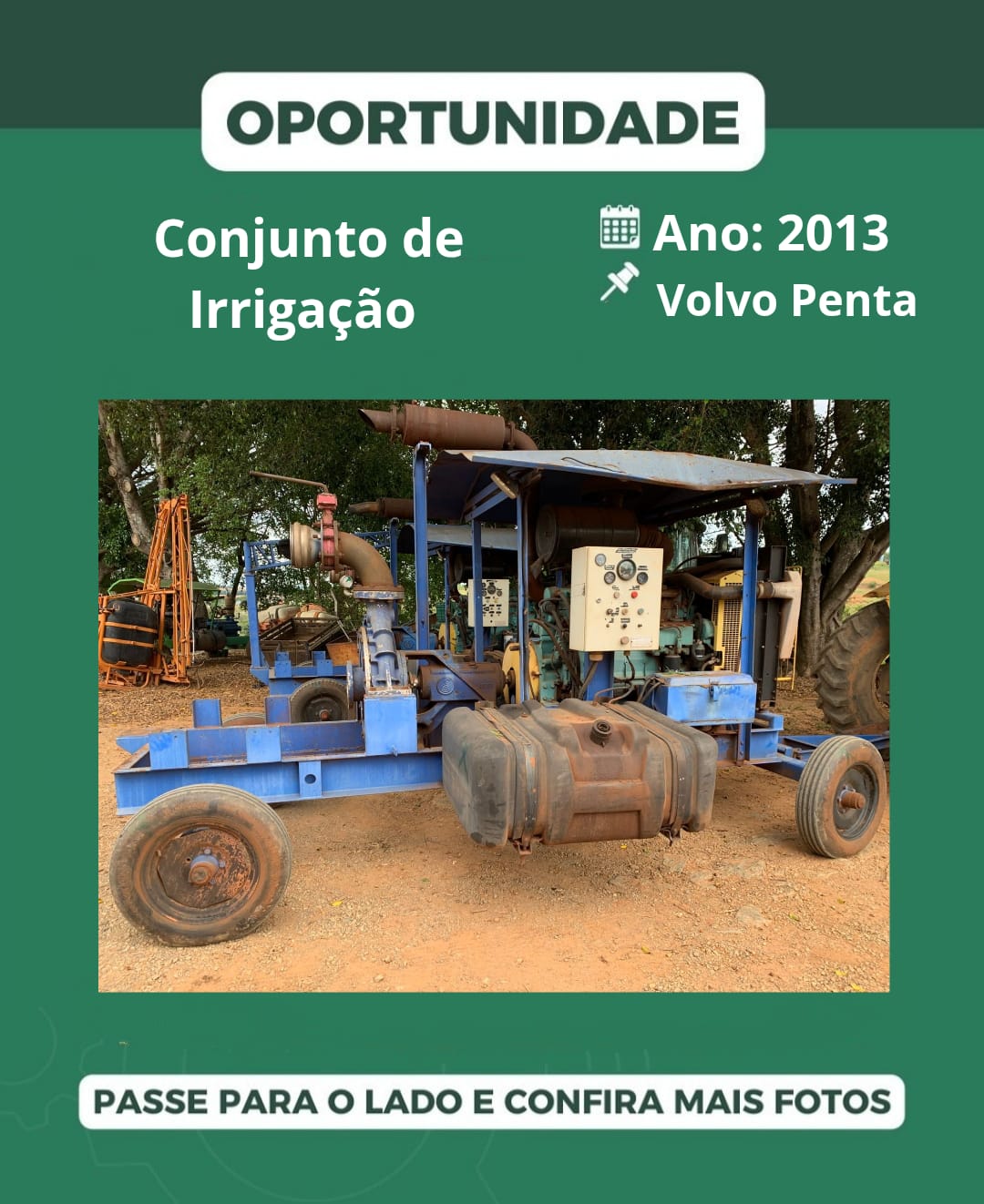 Conjunto de Irrigação Germek– Volvo Penta 6 Cilindros