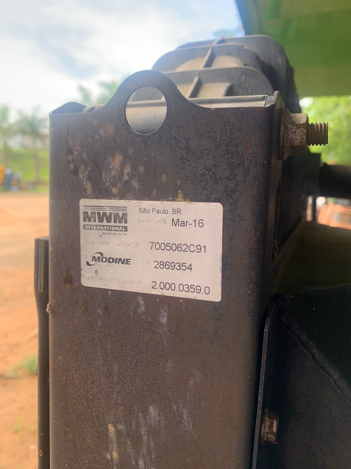 Conjunto Motor De Irrigação MWM 229 6 Cilindros